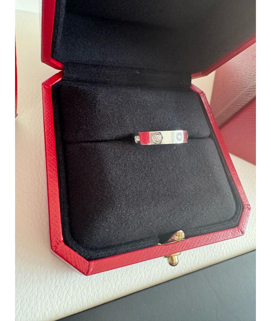 CARTIER Серебряное кольцо из белого золота, фото 5