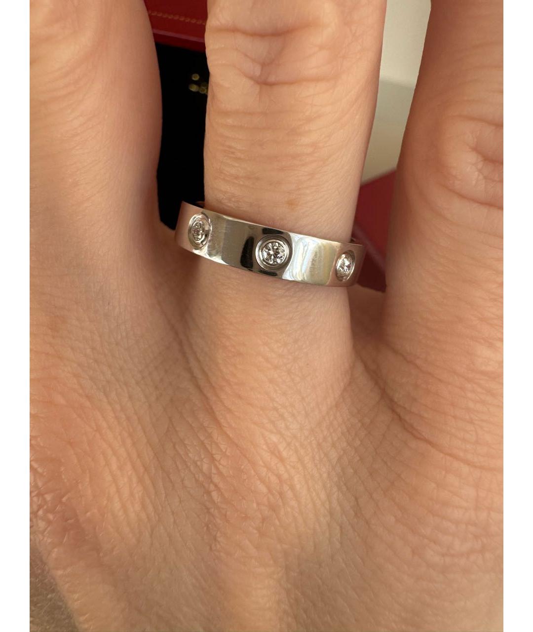 CARTIER Серебряное кольцо из белого золота, фото 8
