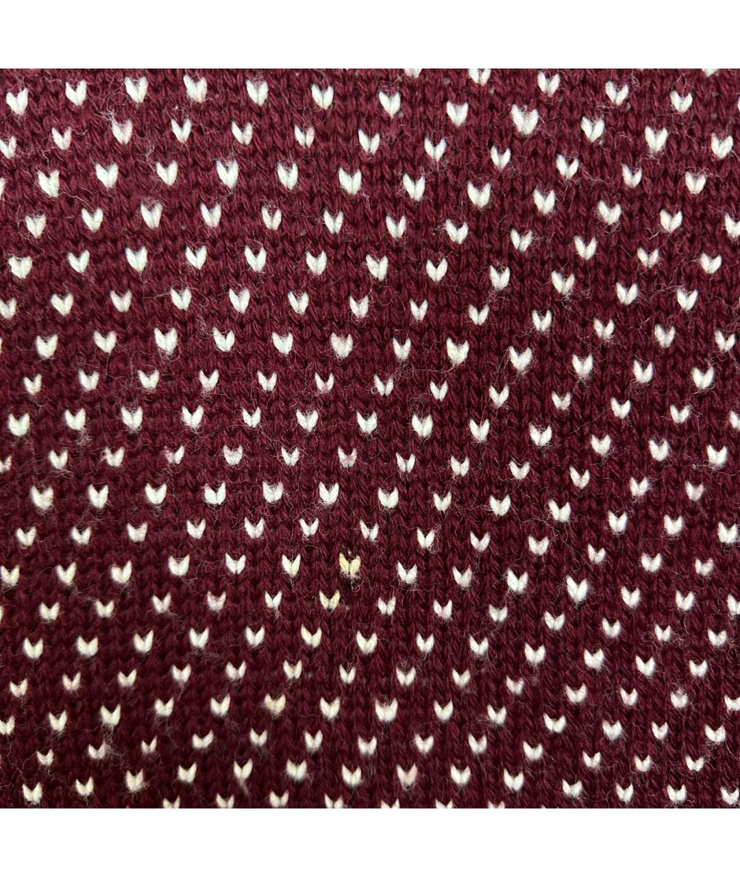 WOOLRICH Бордовый шерстяной джемпер / свитер, фото 4