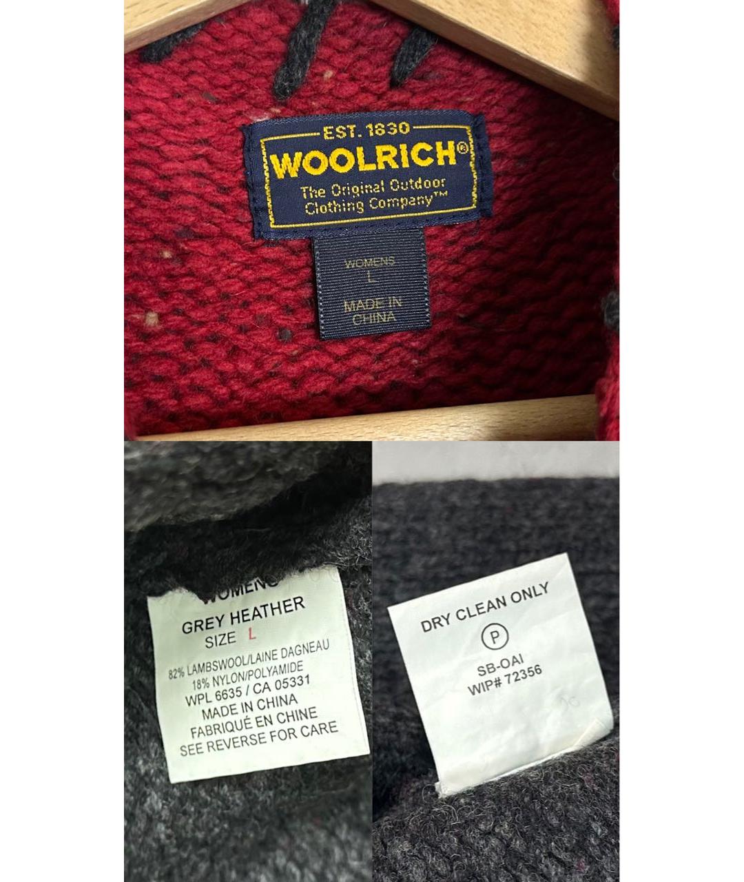 WOOLRICH Мульти шерстяной джемпер / свитер, фото 8