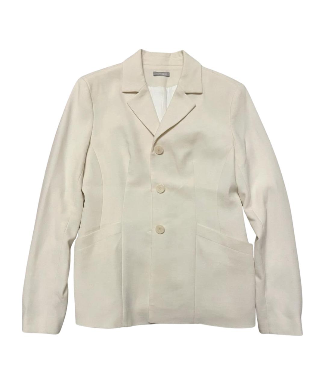 12 STOREEZ Белый полиэстеровый жакет/пиджак, фото 1
