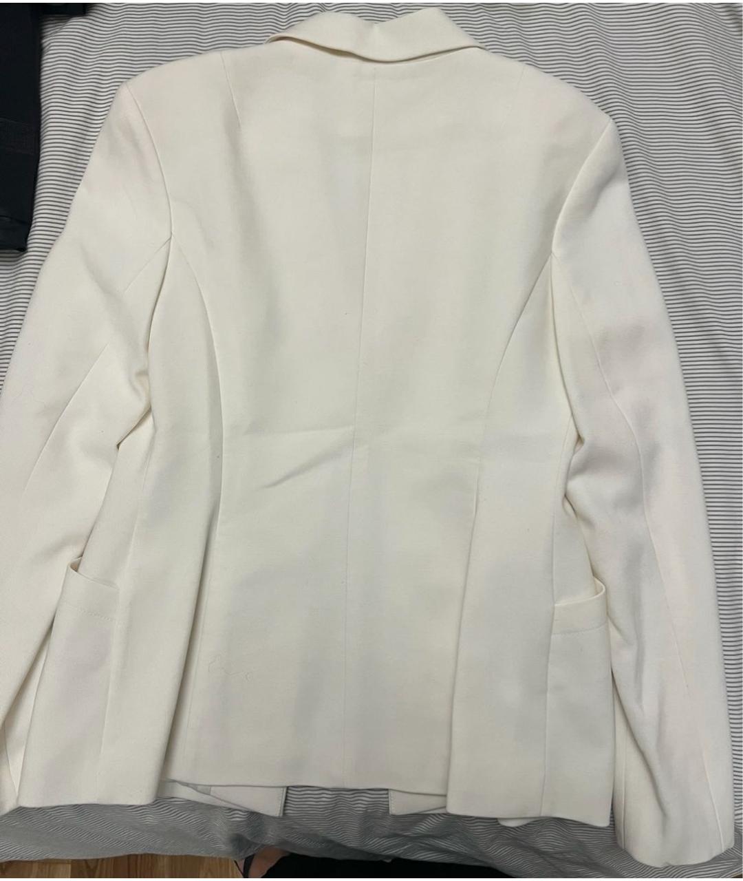 12 STOREEZ Белый полиэстеровый жакет/пиджак, фото 2