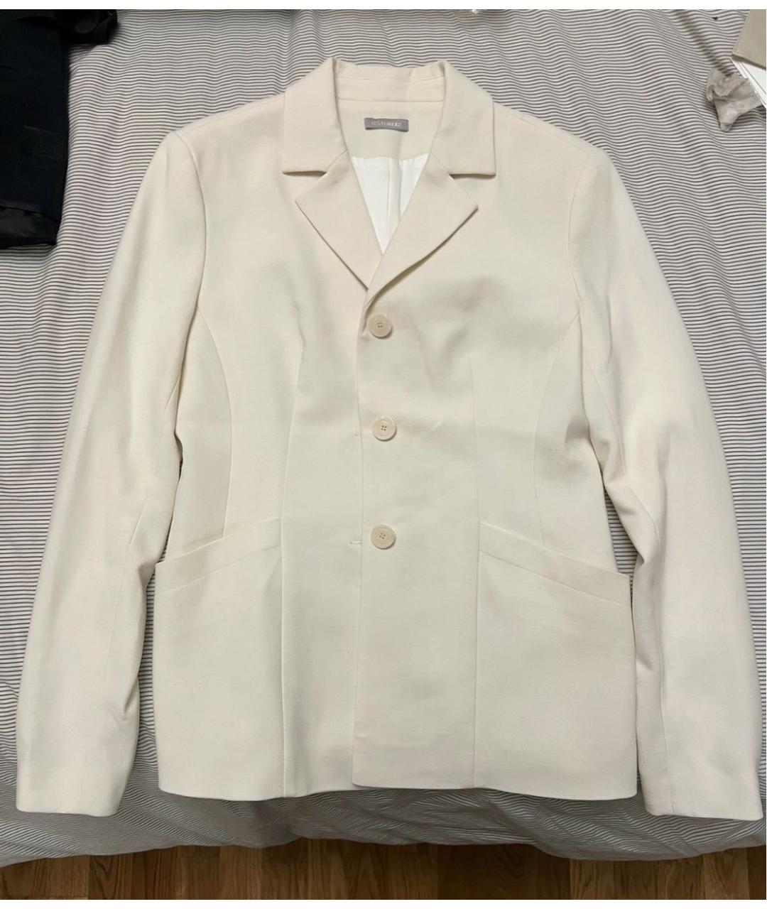 12 STOREEZ Белый полиэстеровый жакет/пиджак, фото 6