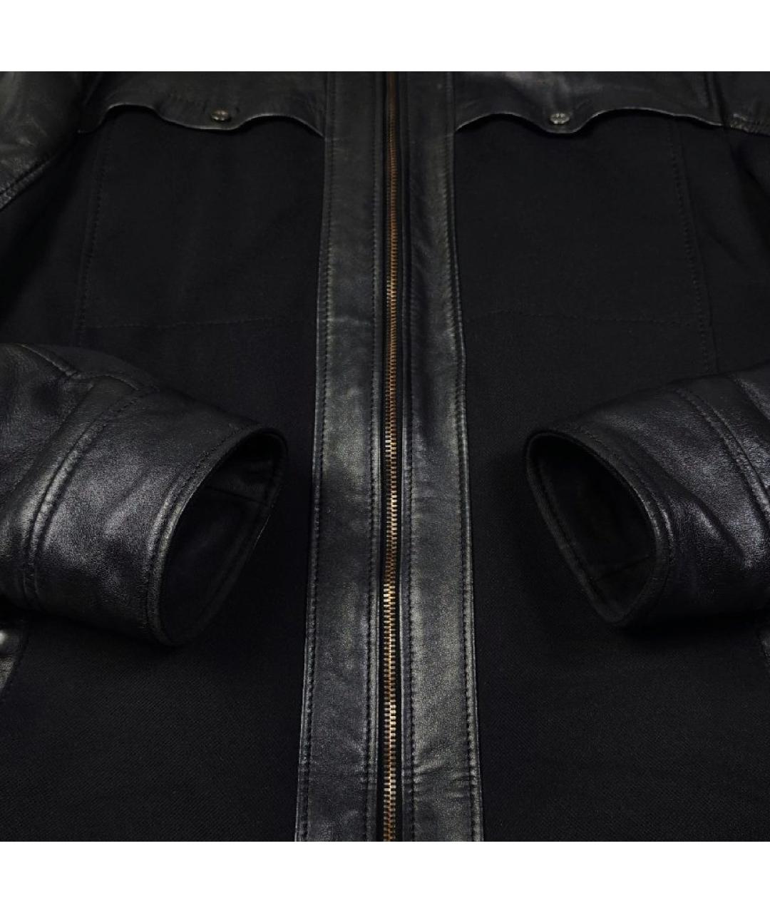 BIKKEMBERGS Черная кожаная куртка, фото 5