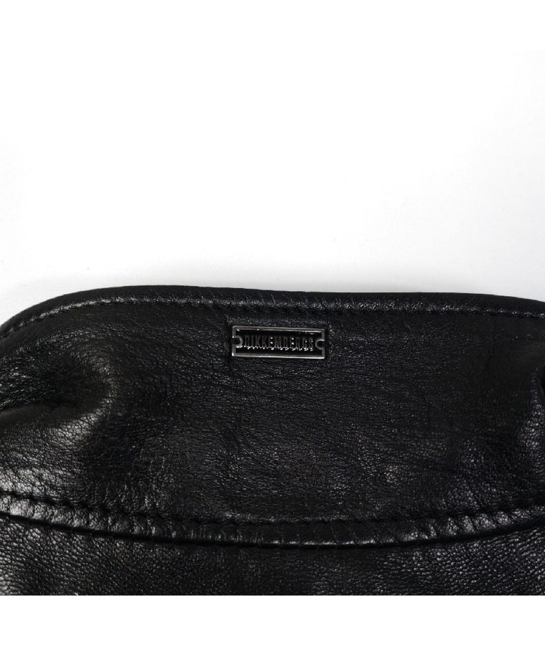 BIKKEMBERGS Черная кожаная куртка, фото 7