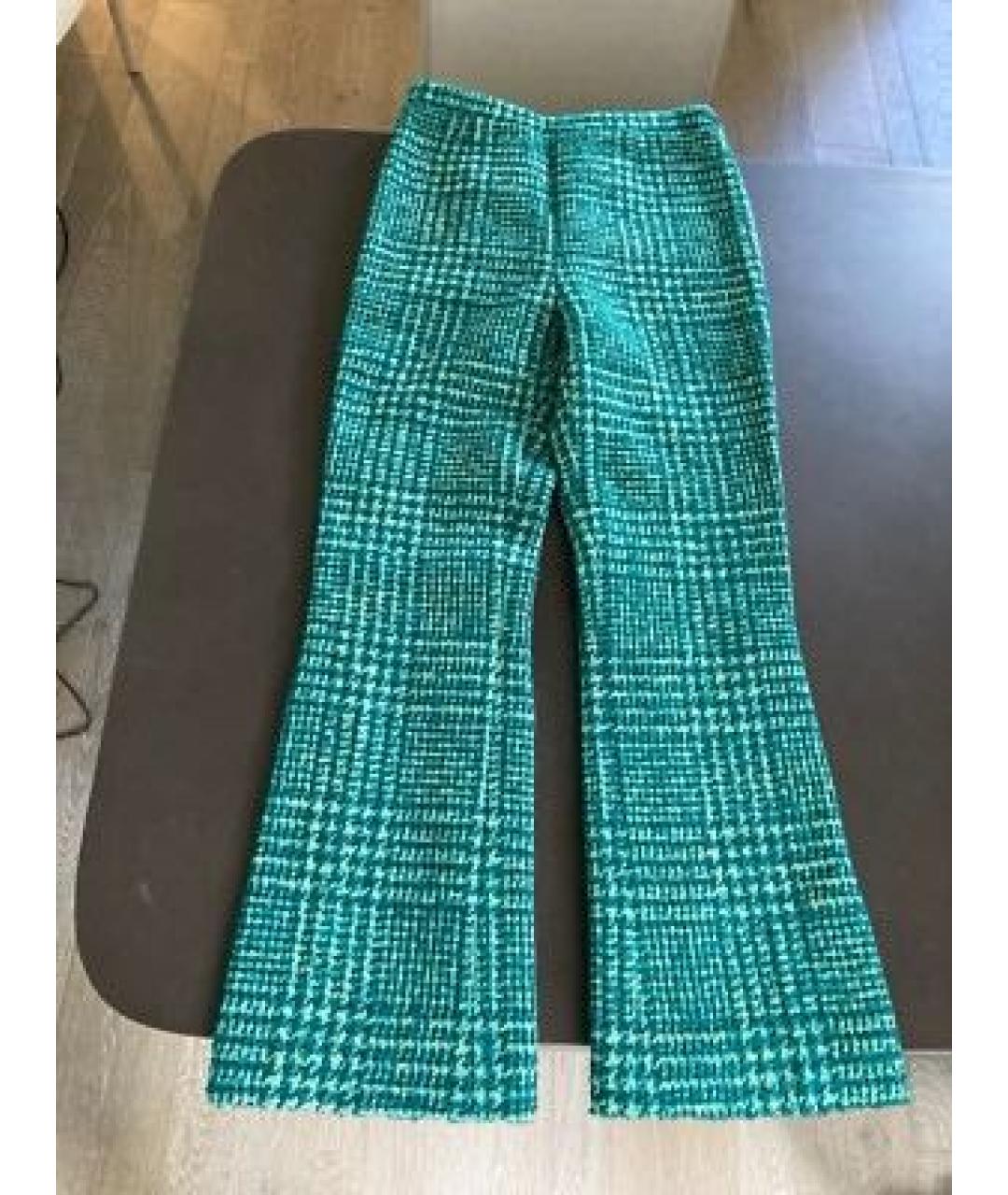 PRADA Зеленые шерстяные бриджи, фото 5