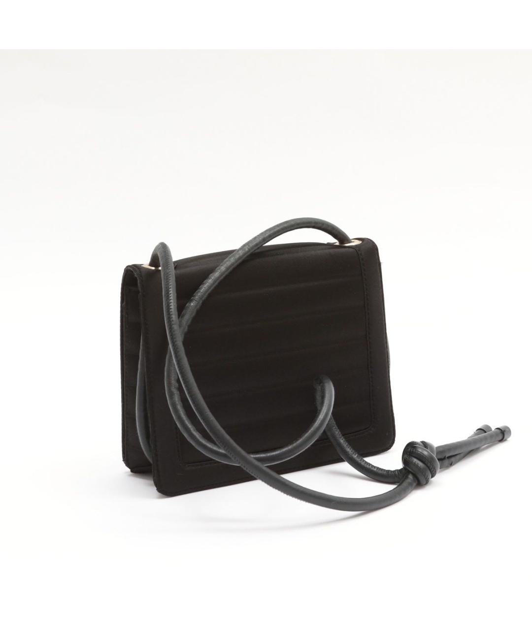 DRIES VAN NOTEN Черная тканевая сумка через плечо, фото 2