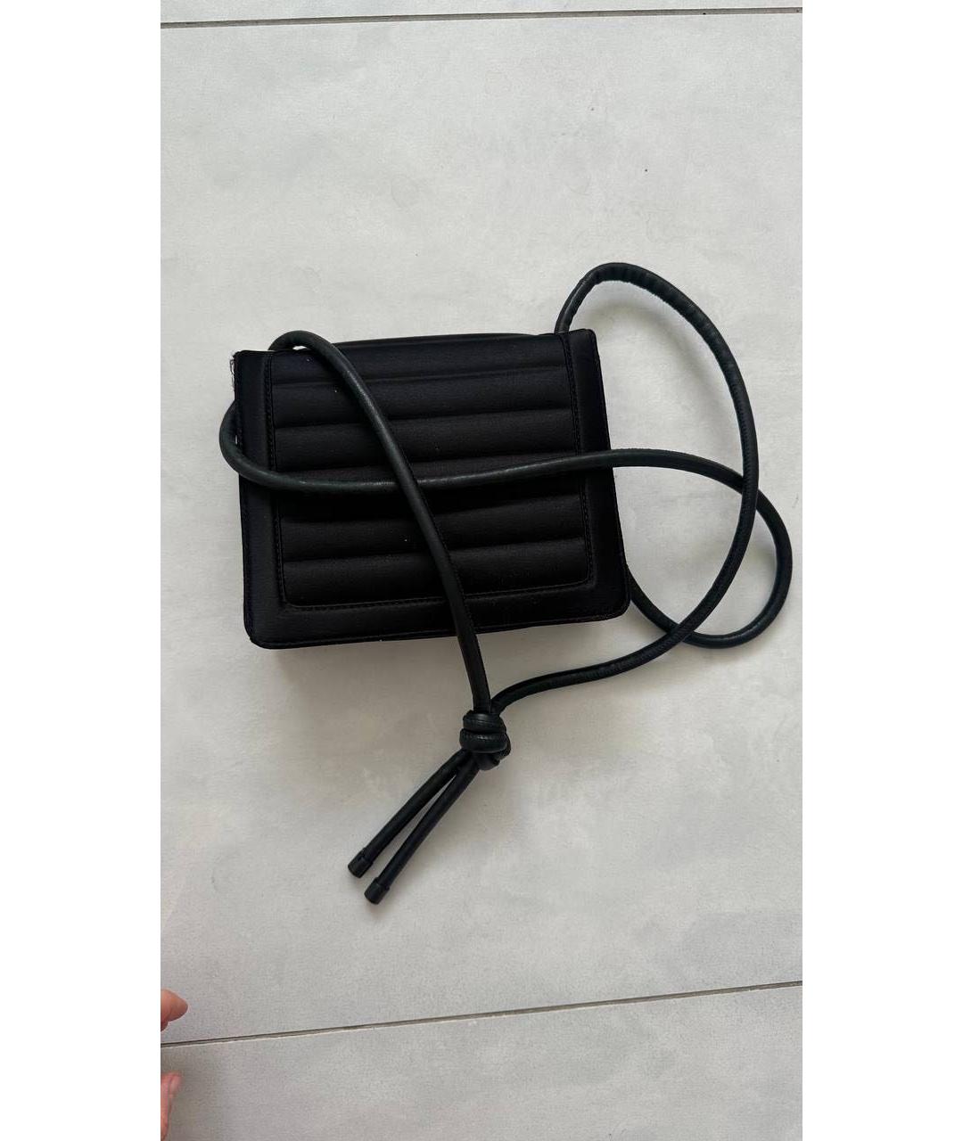 DRIES VAN NOTEN Черная тканевая сумка через плечо, фото 6