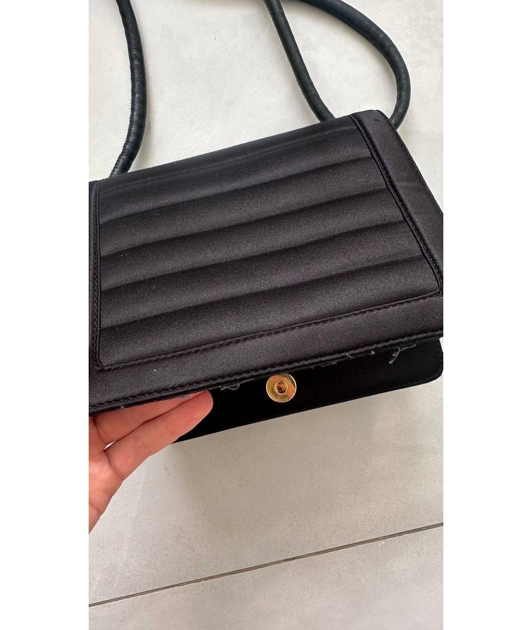 DRIES VAN NOTEN Черная тканевая сумка через плечо, фото 7