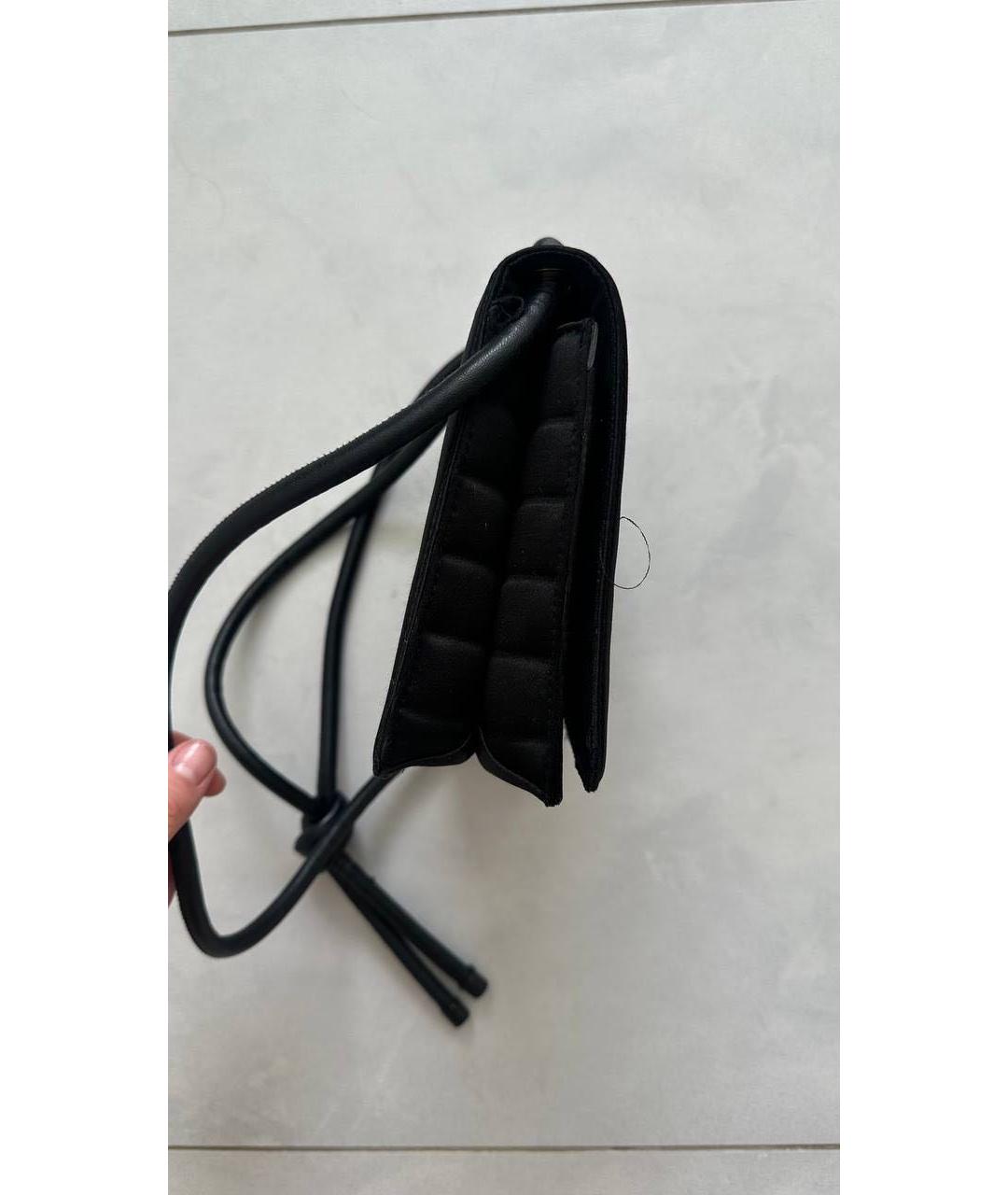 DRIES VAN NOTEN Черная тканевая сумка через плечо, фото 5