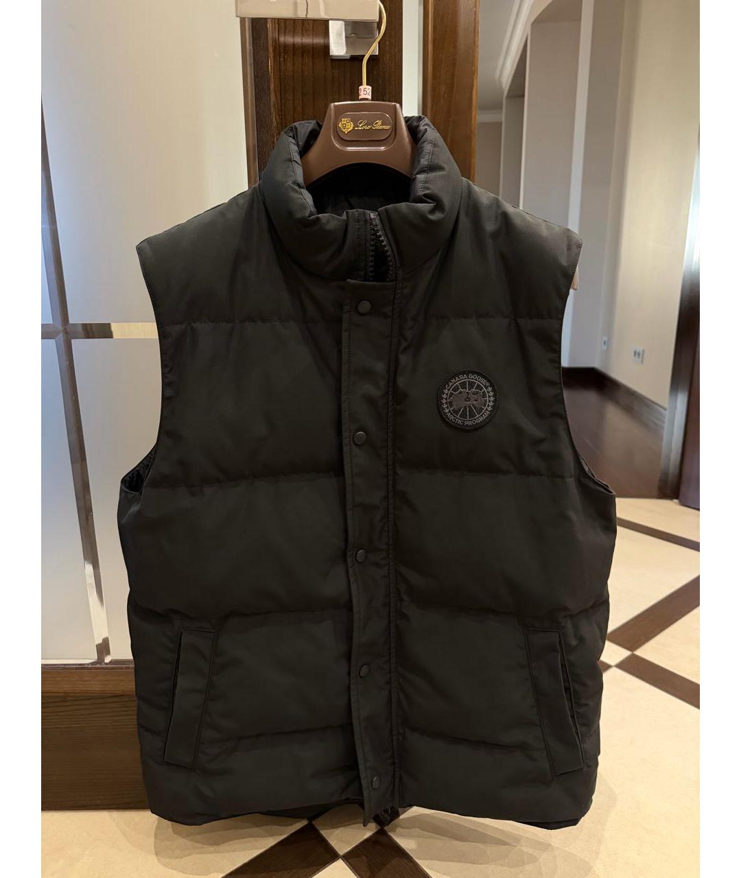 CANADA GOOSE Черный жилет, фото 5