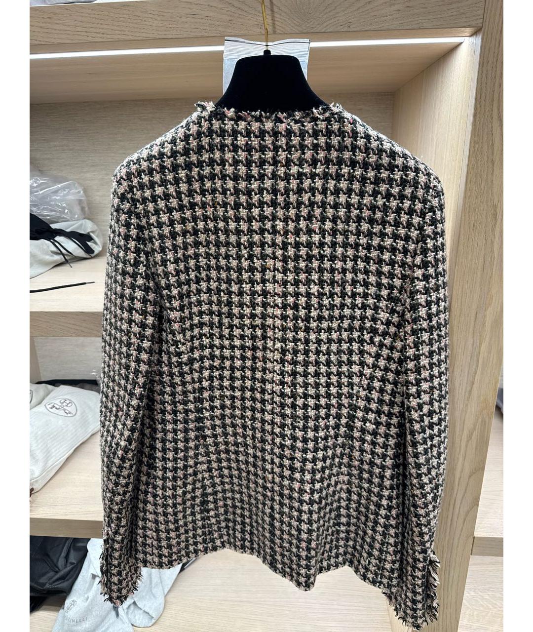 CHANEL Мульти твидовый жакет/пиджак, фото 2
