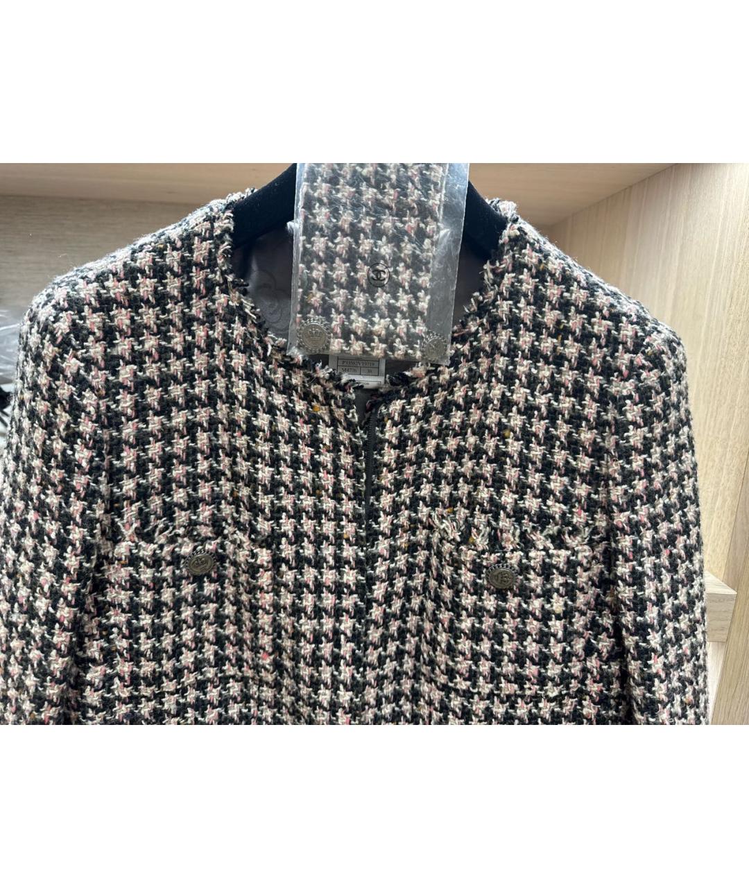 CHANEL Мульти твидовый жакет/пиджак, фото 4