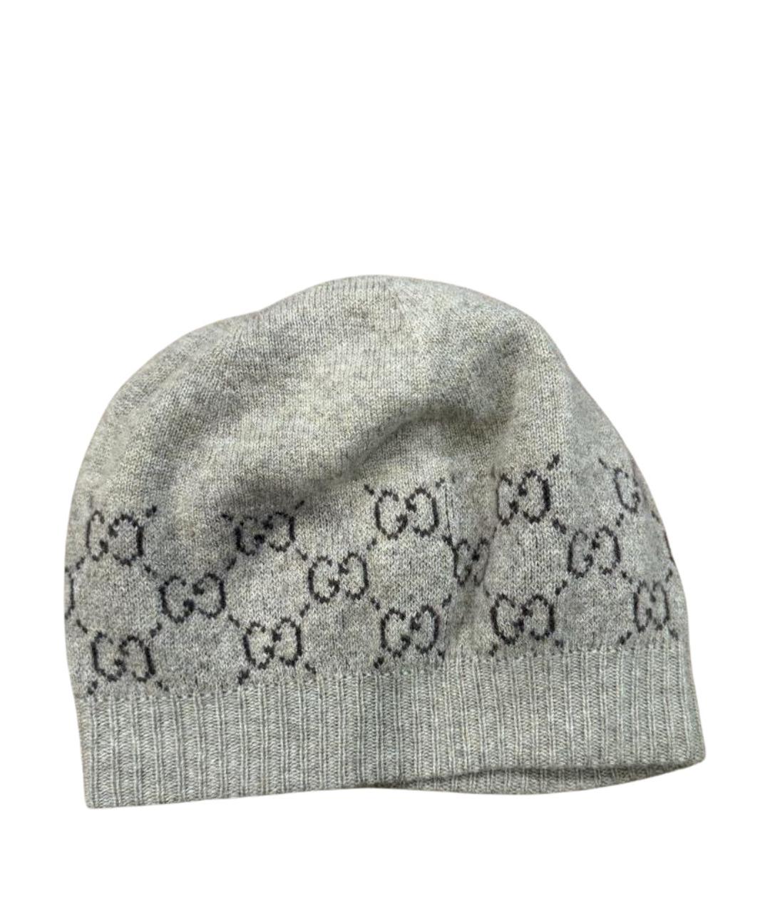 GUCCI Бежевая кашемировая шапка, фото 1