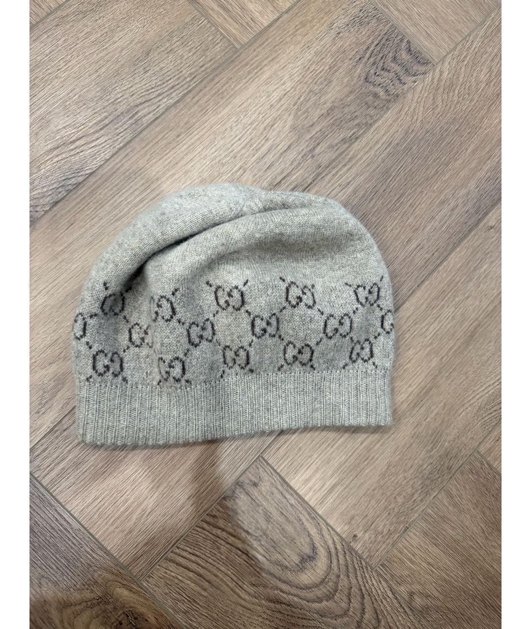 GUCCI Бежевая кашемировая шапка, фото 2