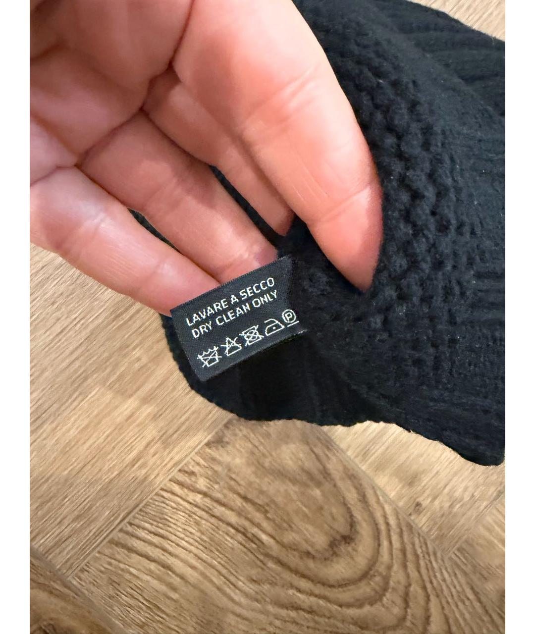 GUCCI Черная шерстяная шапка, фото 6