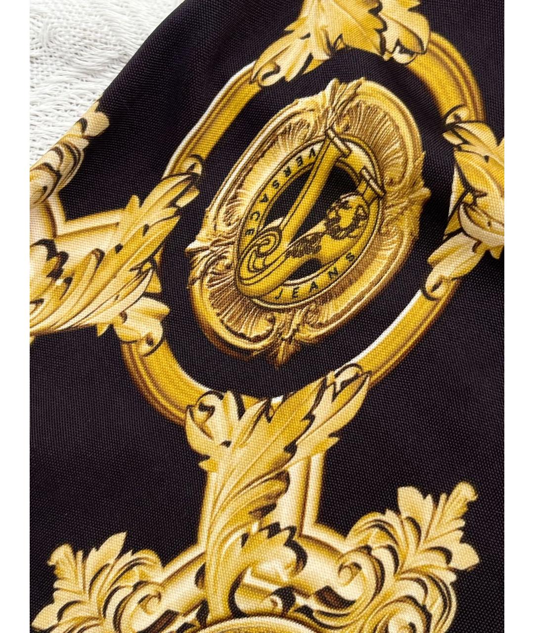 VERSACE Черное коктейльное платье, фото 4