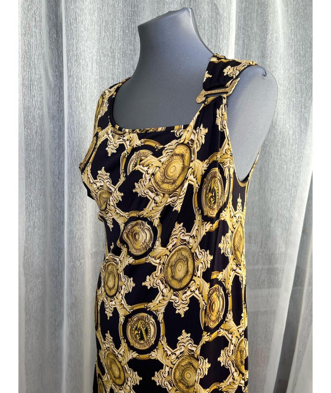 VERSACE Черное коктейльное платье, фото 5