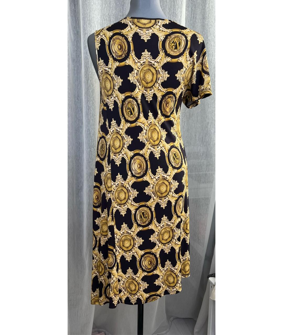 VERSACE Черное коктейльное платье, фото 8