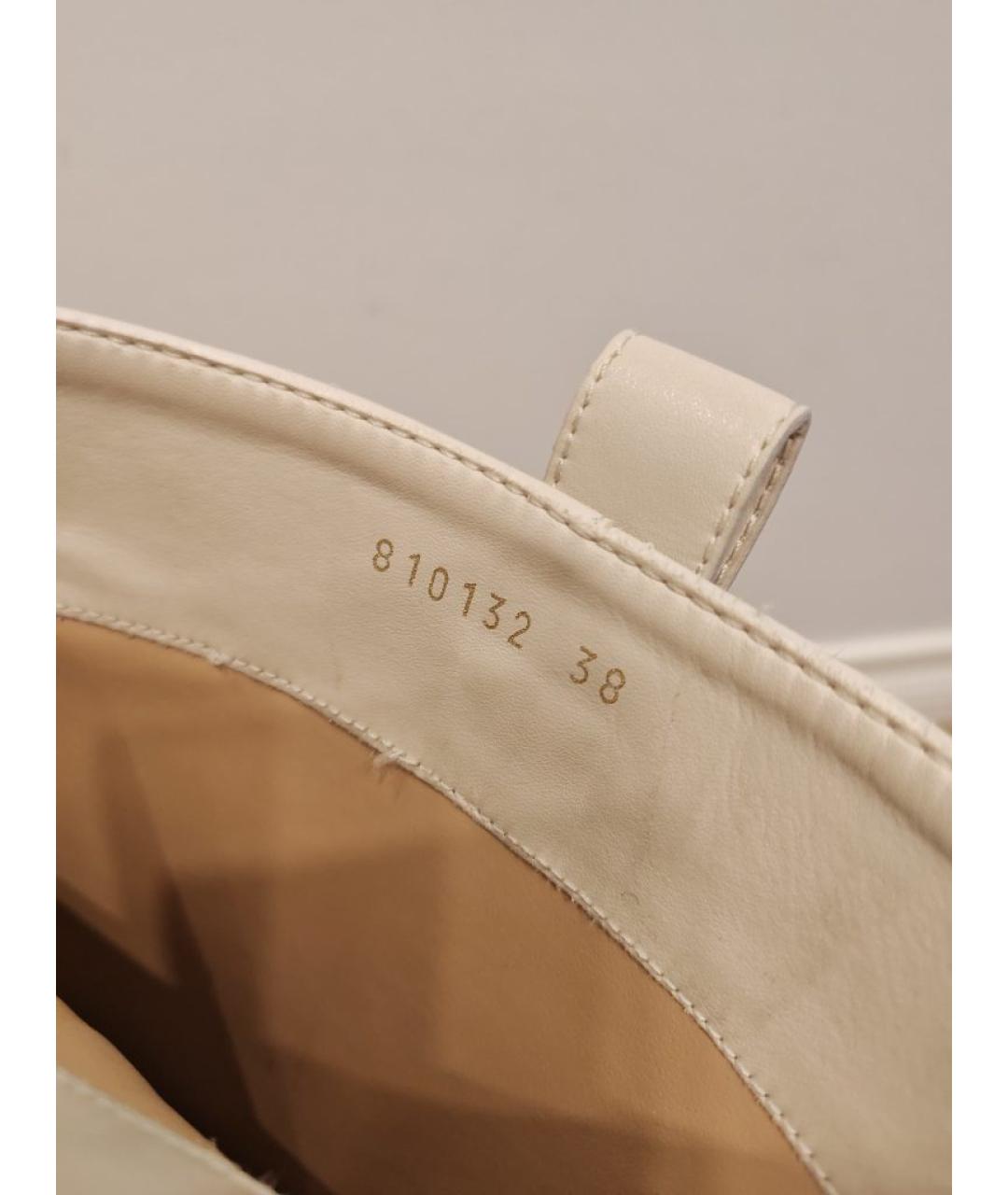 STELLA MCCARTNEY Белые кожаные сапоги, фото 5