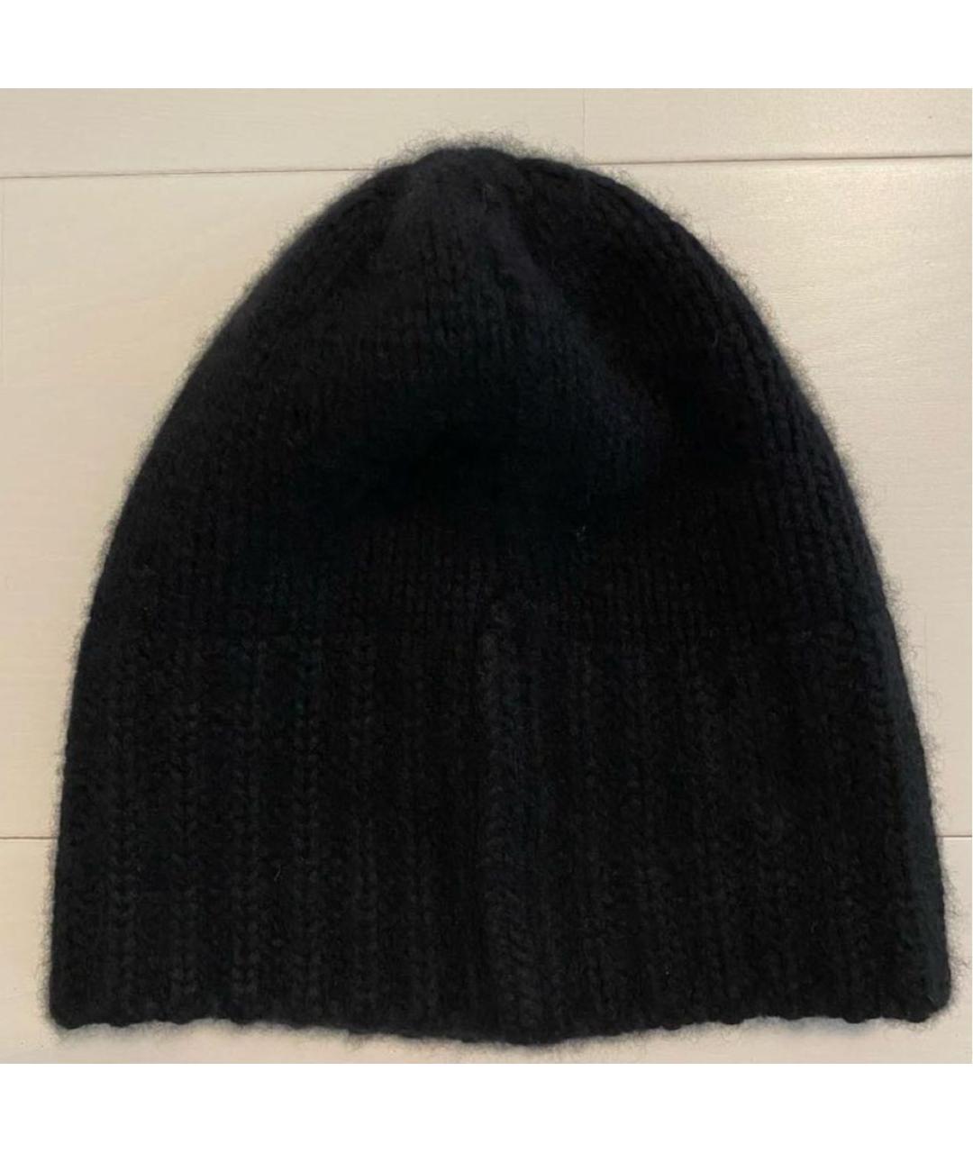SAINT LAURENT Черная шерстяная шапка, фото 5
