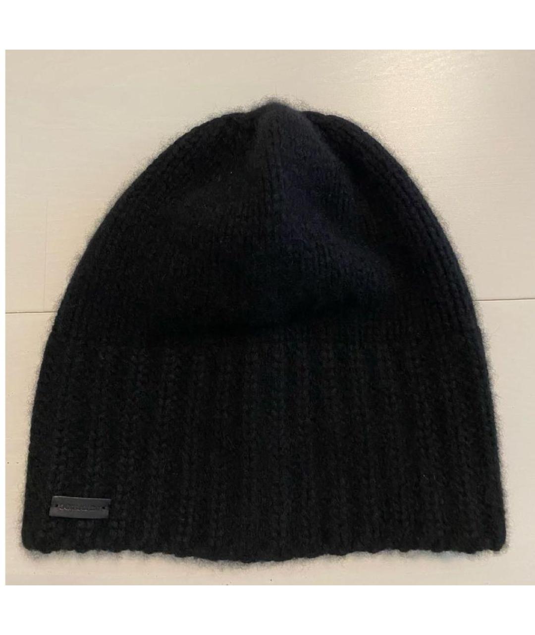 SAINT LAURENT Черная шерстяная шапка, фото 4