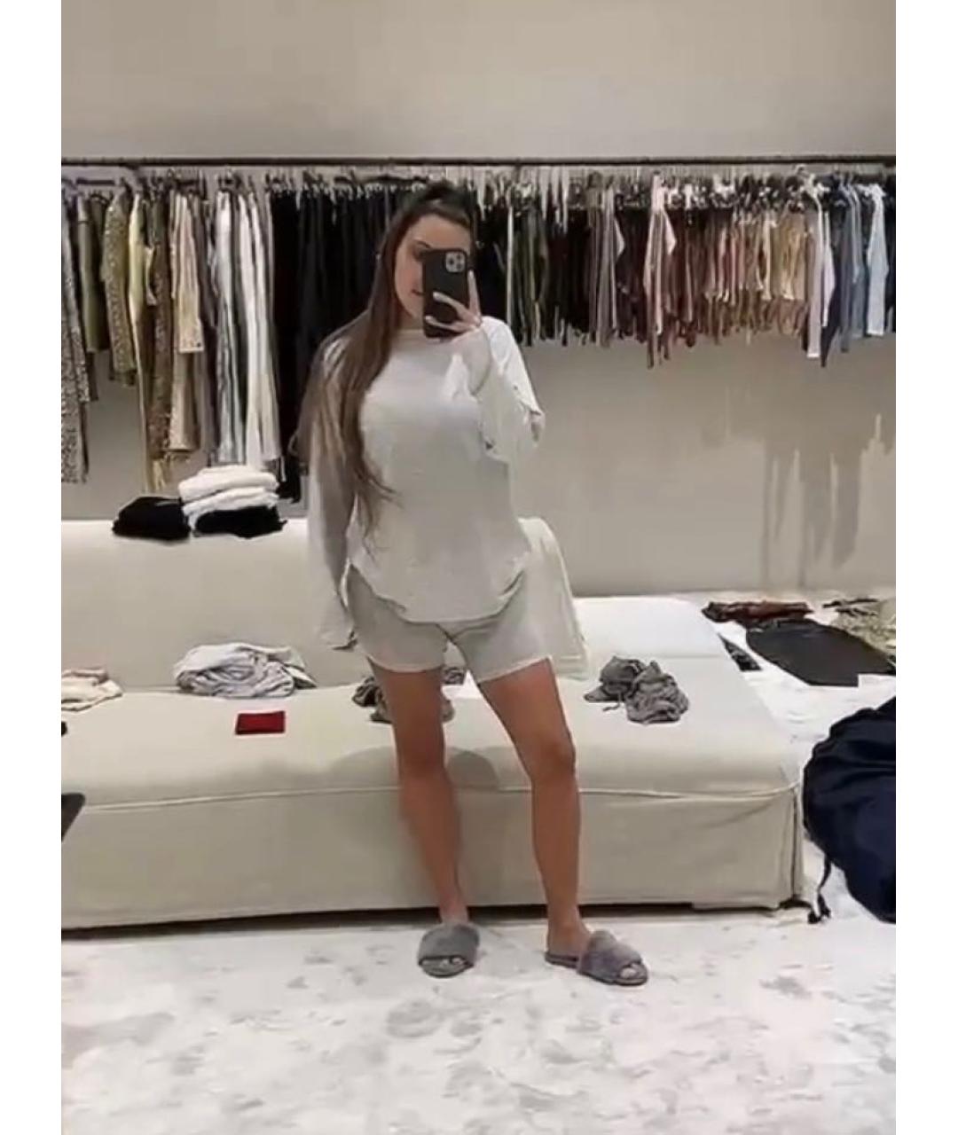 SKIMS Розовые хлопковые шорты, фото 8