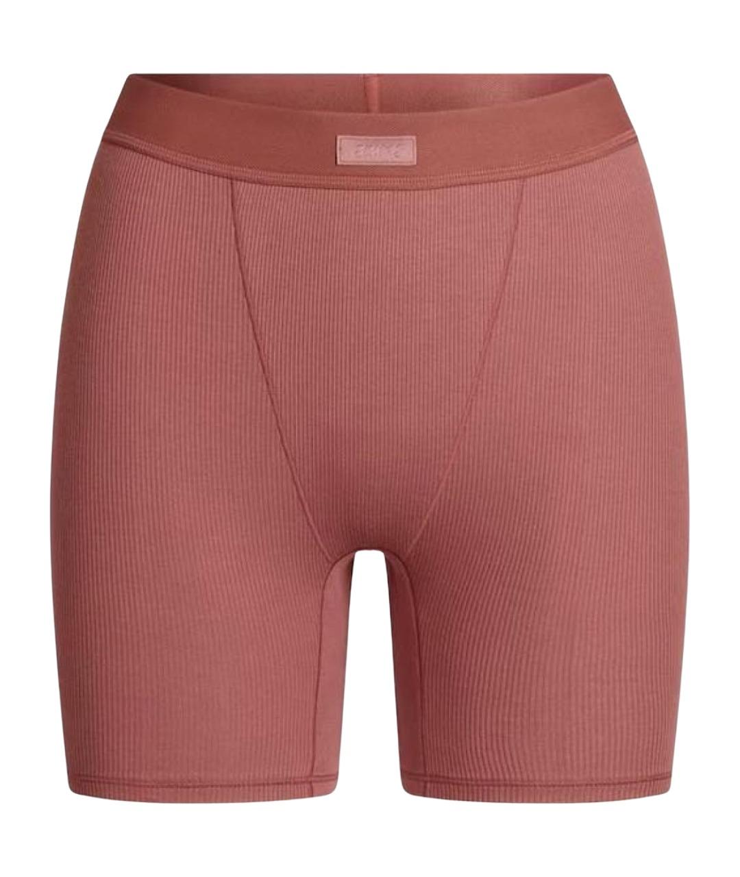 SKIMS Розовые хлопковые шорты, фото 1