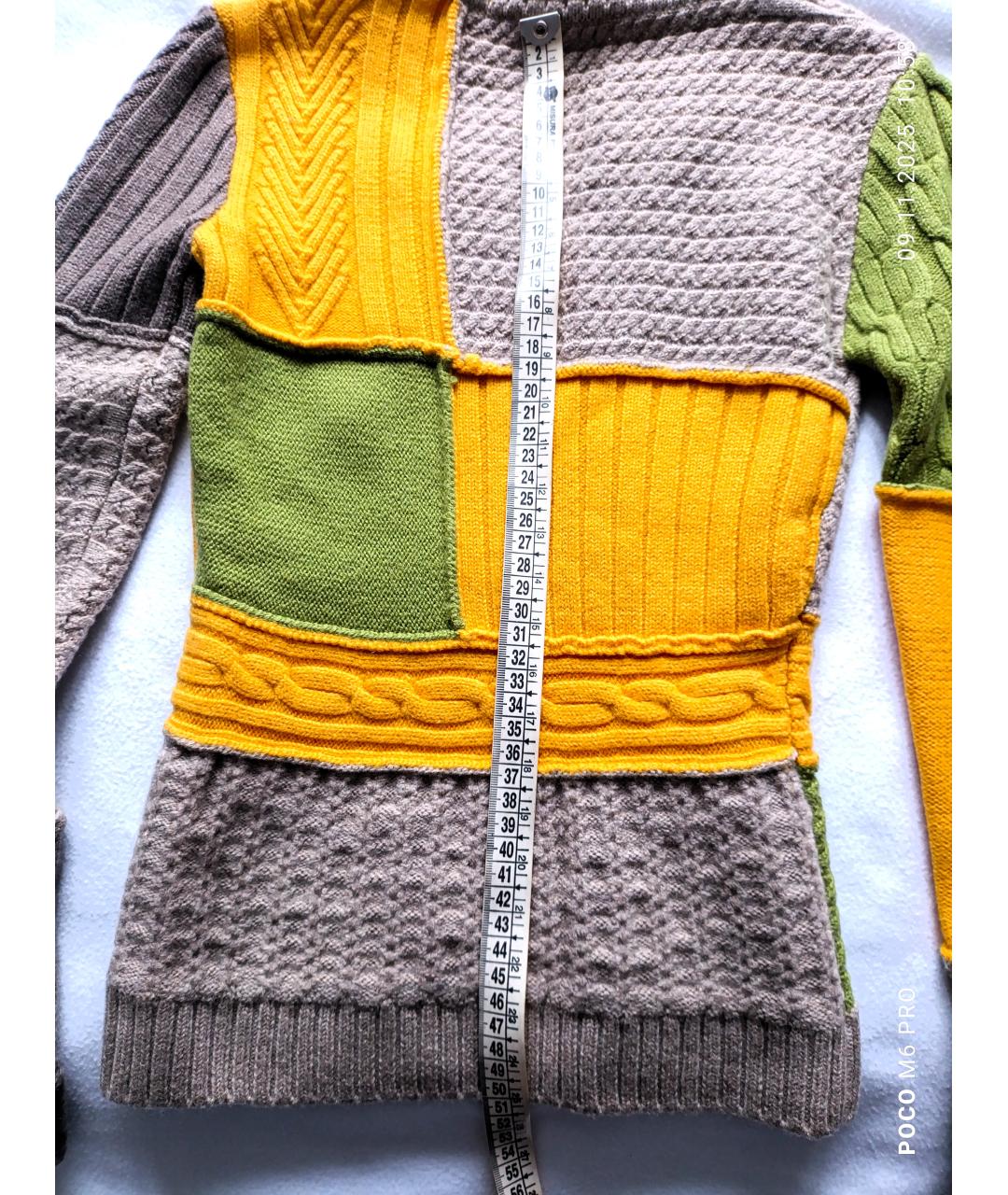 MOSCHINO Мульти шерстяной джемпер / свитер, фото 4