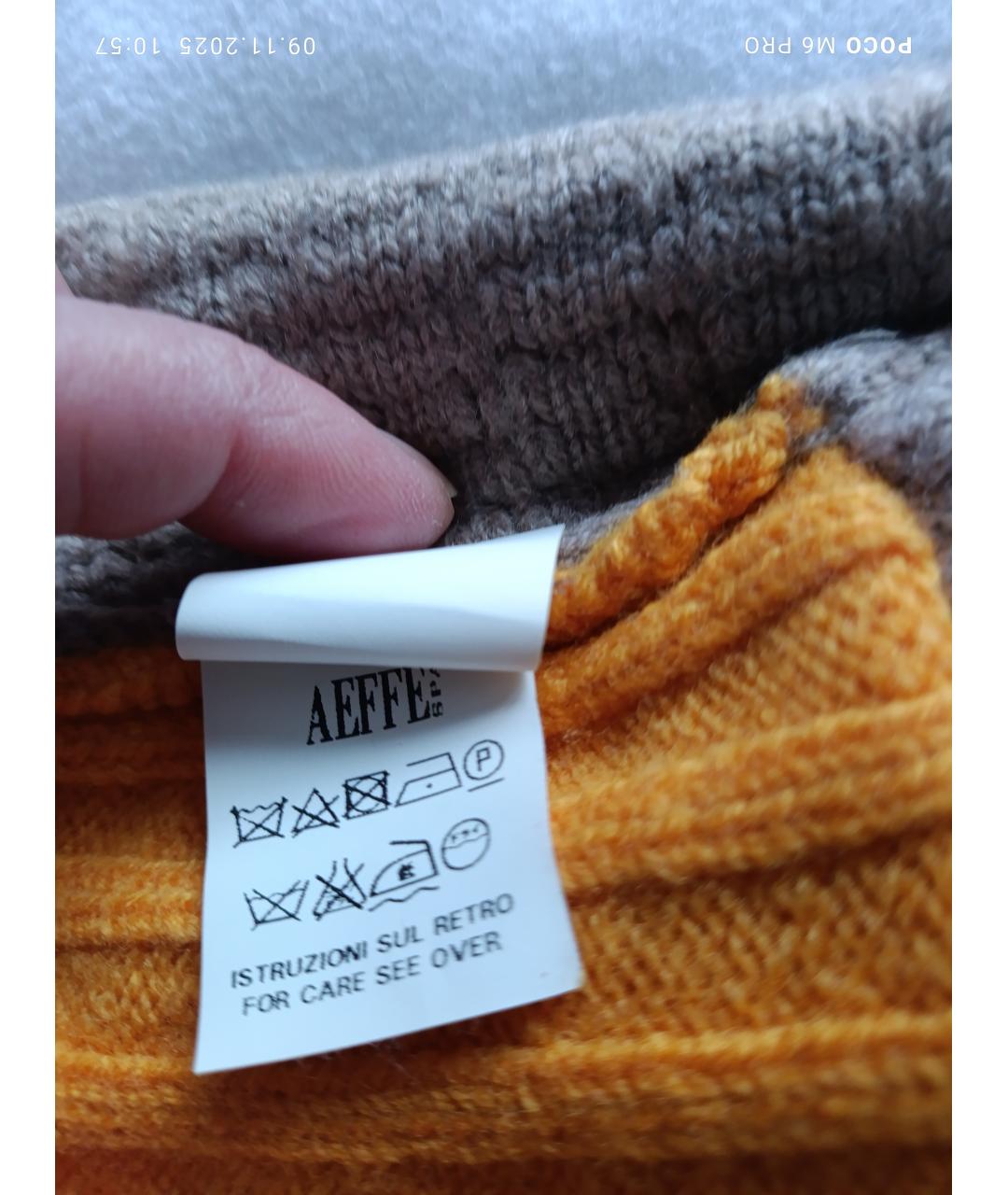 MOSCHINO Мульти шерстяной джемпер / свитер, фото 7