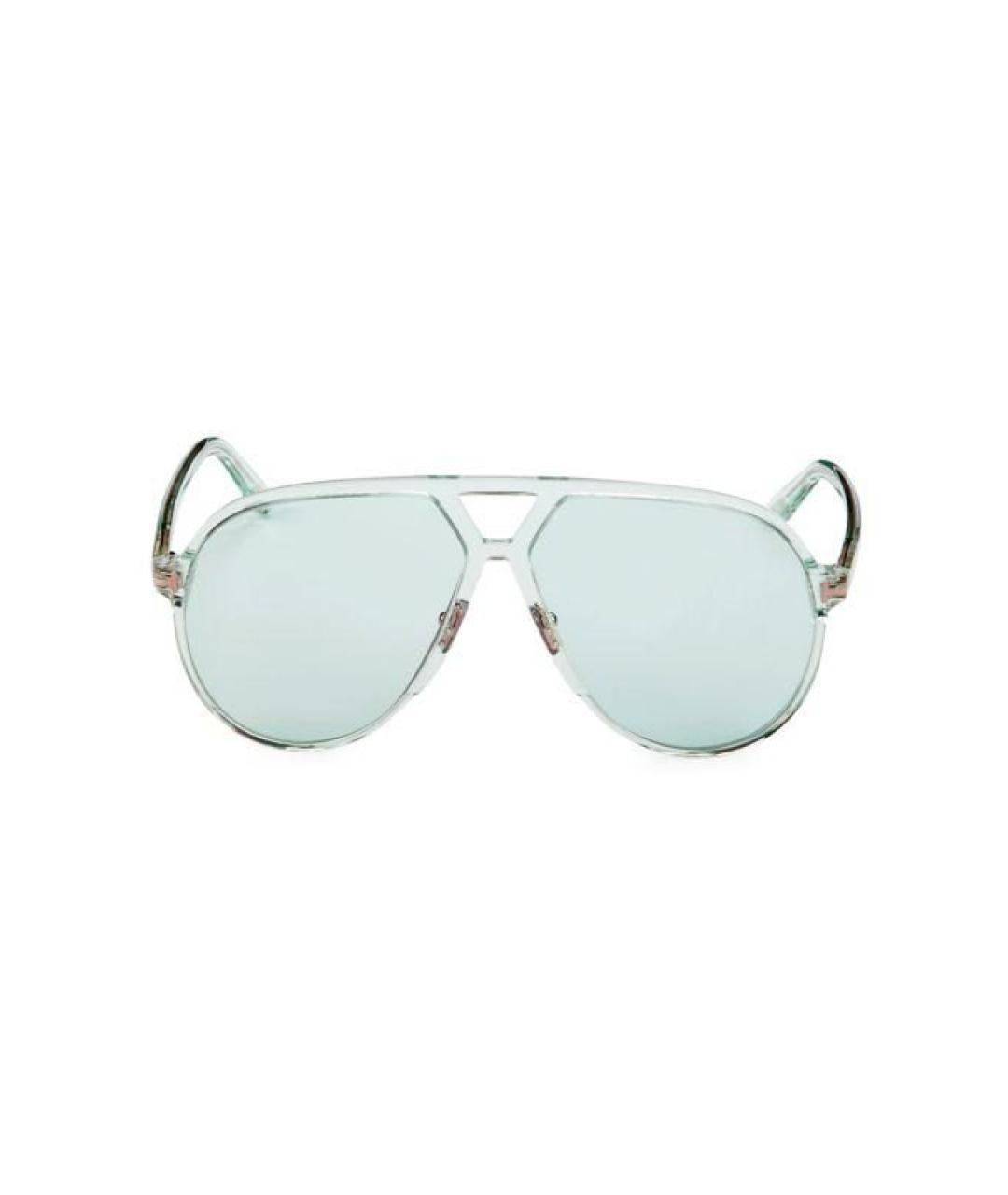 TOM FORD Бирюзовые пластиковые солнцезащитные очки, фото 1