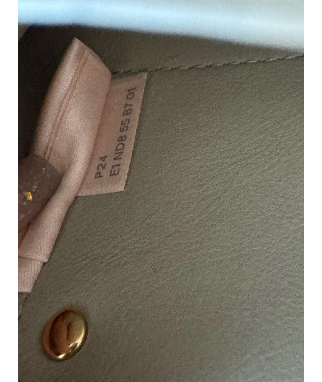 COCCINELLE Оранжевая кожаная сумка через плечо, фото 8