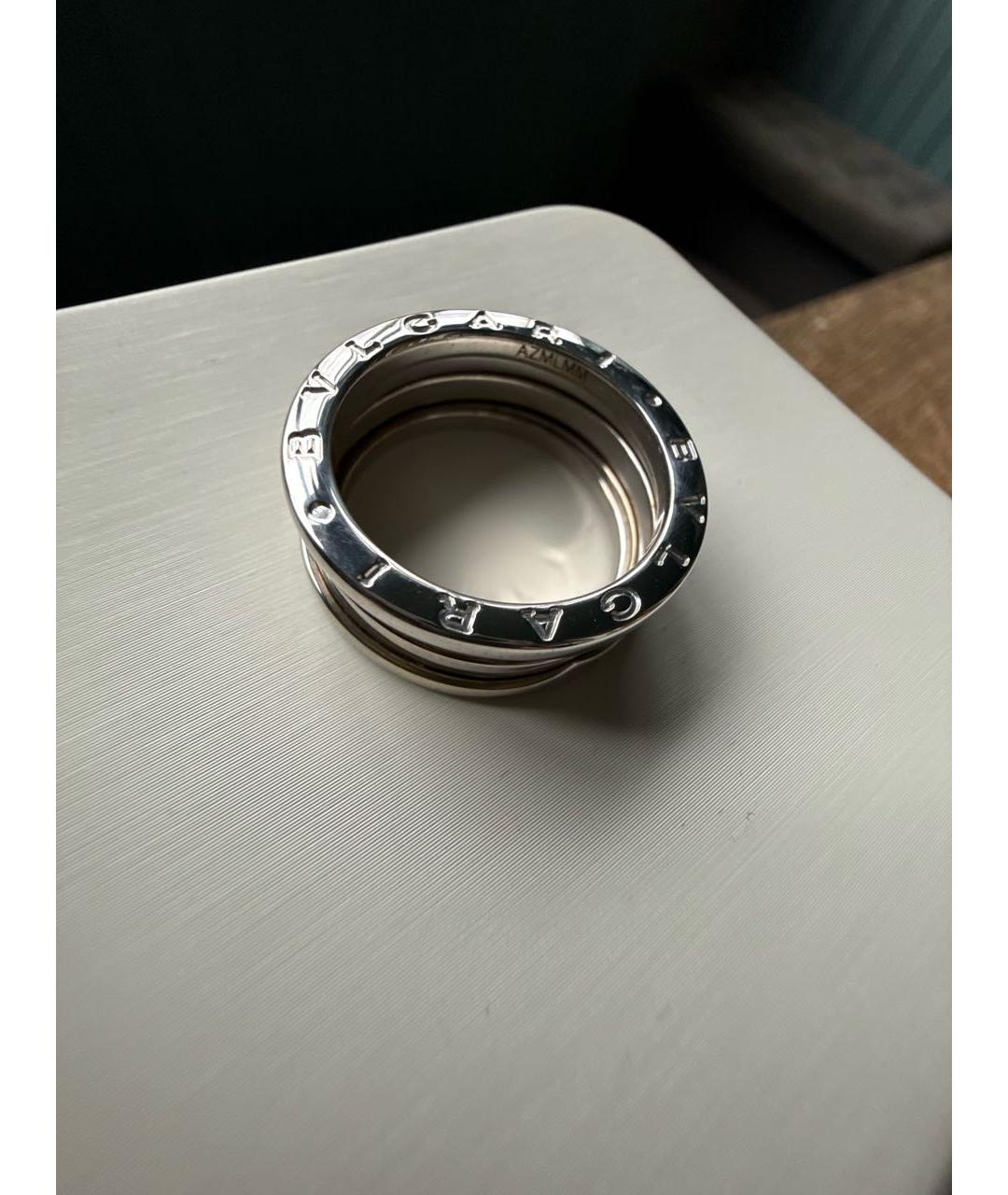 BVLGARI Серебряное кольцо из белого золота, фото 2