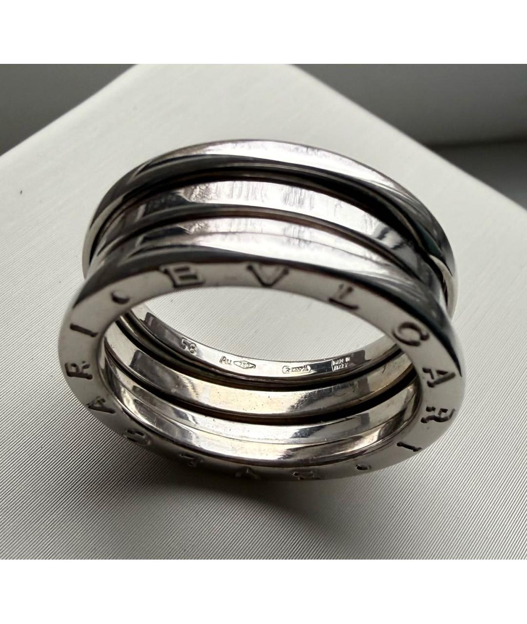 BVLGARI Серебряное кольцо из белого золота, фото 4