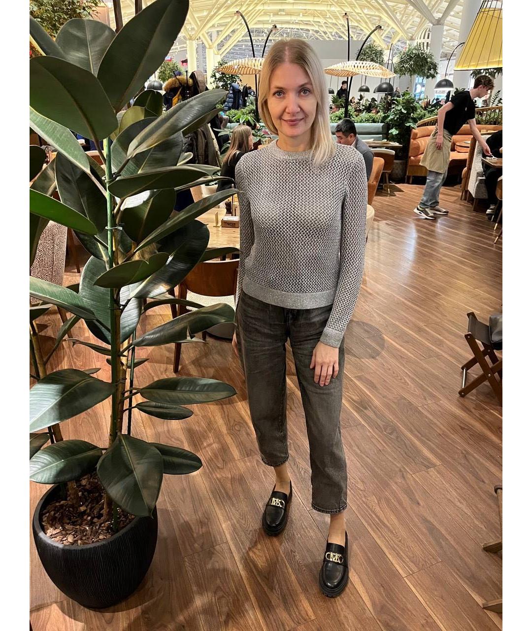 MICHAEL MICHAEL KORS Черные кожаные лоферы, фото 6