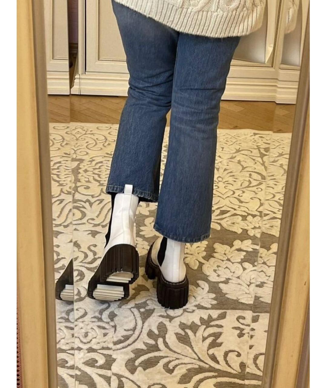 STELLA MCCARTNEY Белые полусапоги из искусственной кожи, фото 8