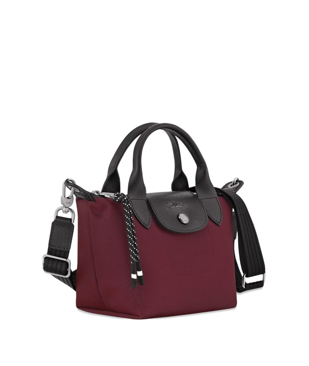 LONGCHAMP Бордовая сумка тоут, фото 4