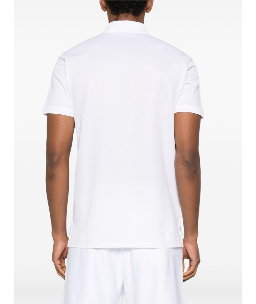 GIVENCHY Белое хлопковое поло с коротким рукавом, фото 5