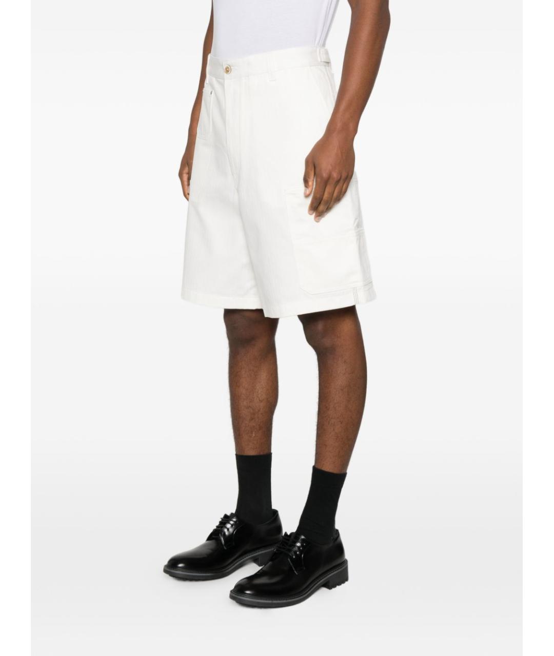 GIVENCHY Белые хлопковые шорты, фото 4