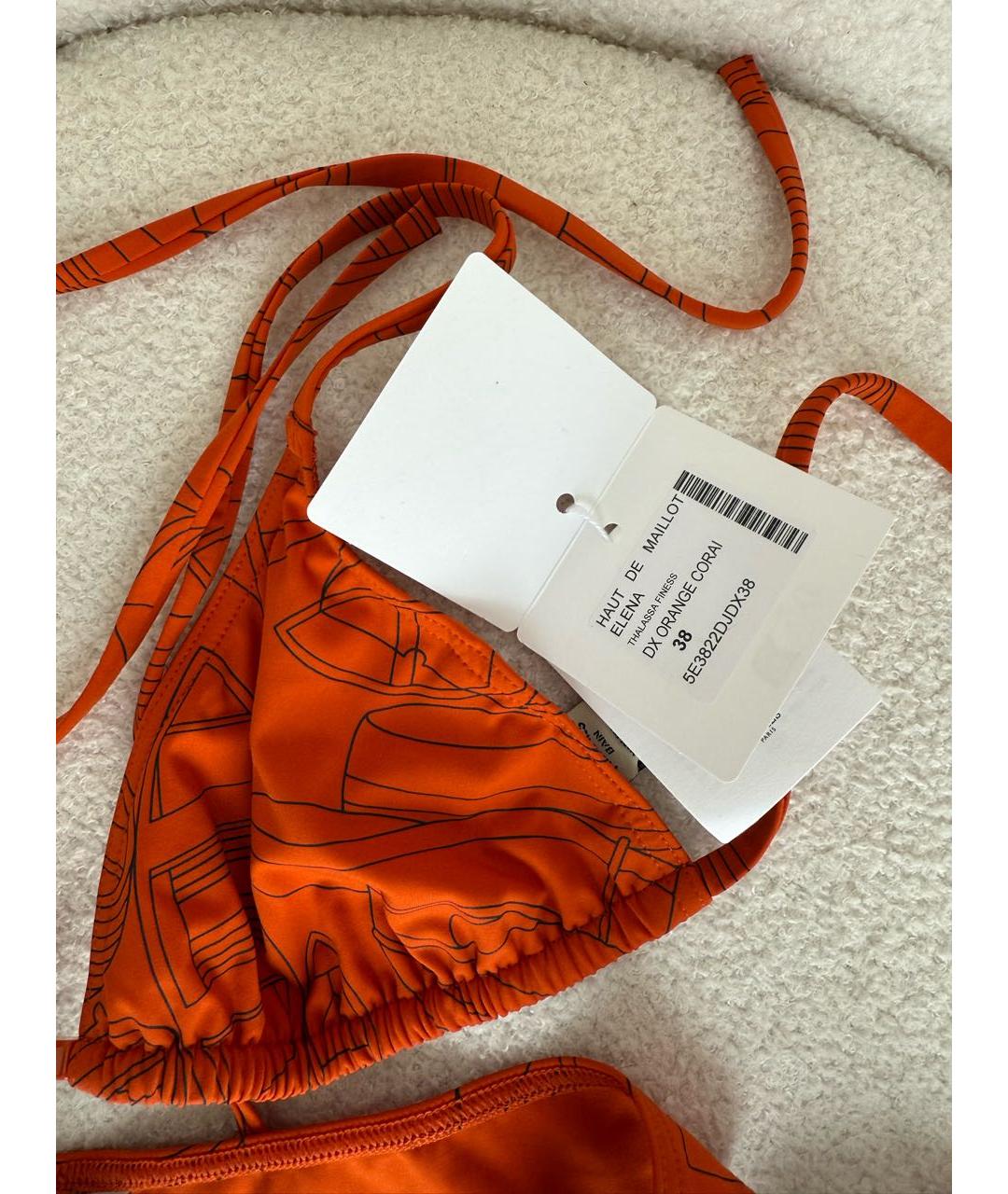 HERMES Оранжевый полиамидовый купальник, фото 4