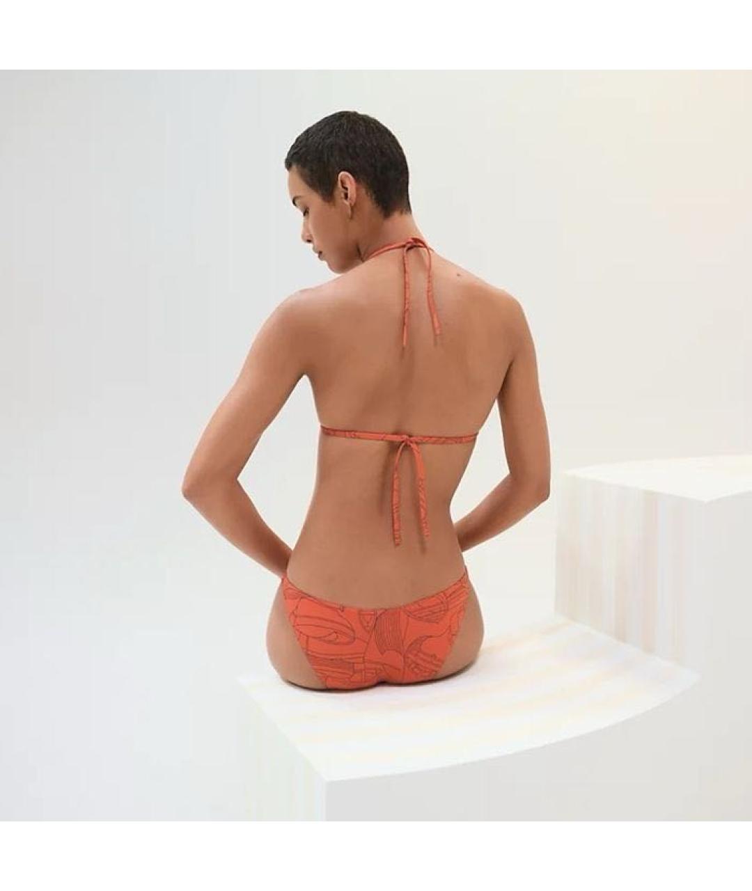 HERMES Оранжевый полиамидовый купальник, фото 7