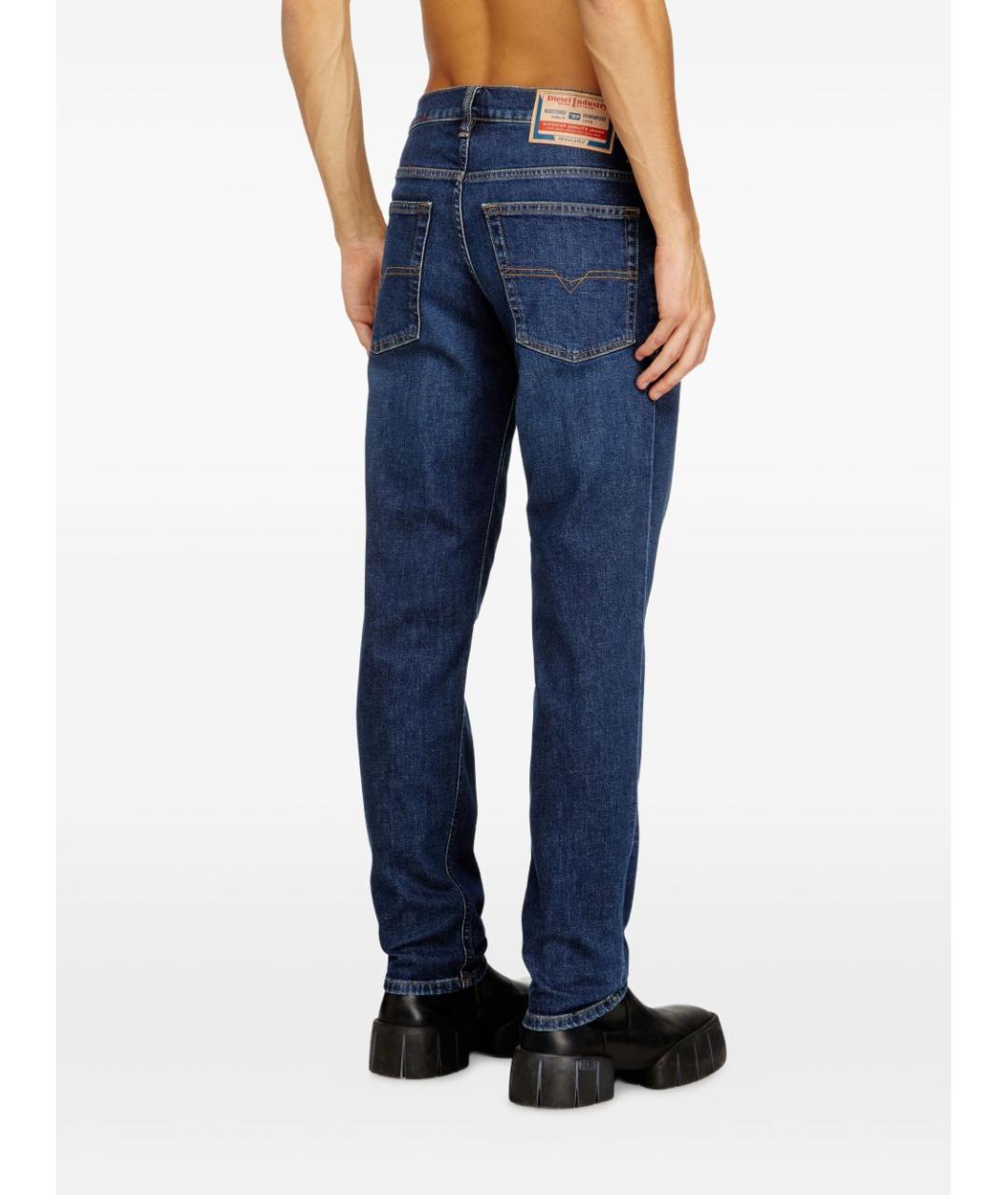 DIESEL Синие хлопковые повседневные брюки, фото 5