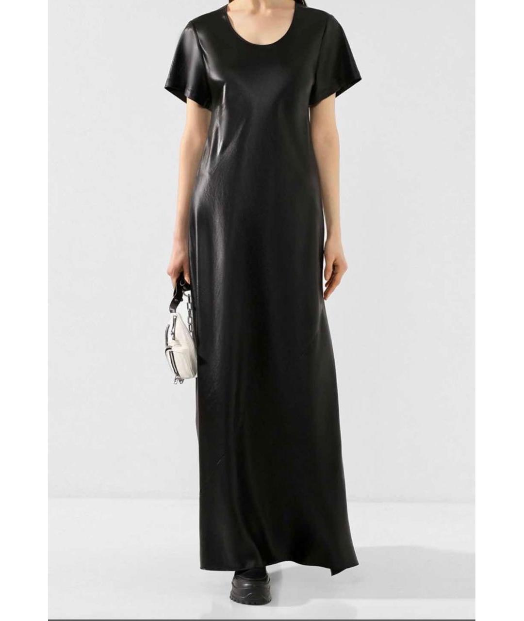ALEXANDER WANG Черное ацетатное повседневное платье, фото 5