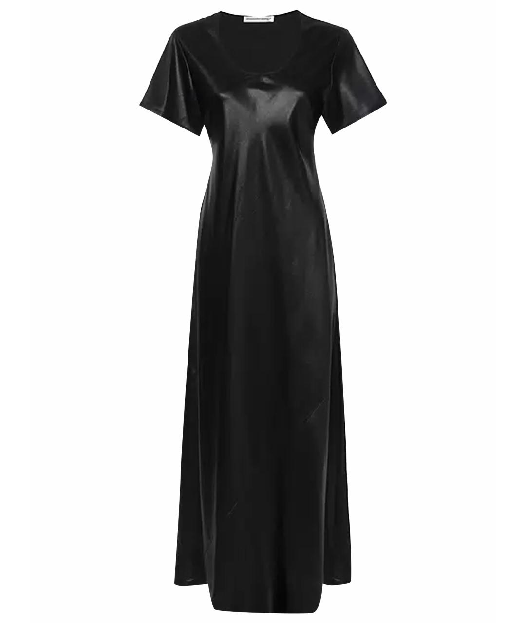 ALEXANDER WANG Черное ацетатное повседневное платье, фото 1