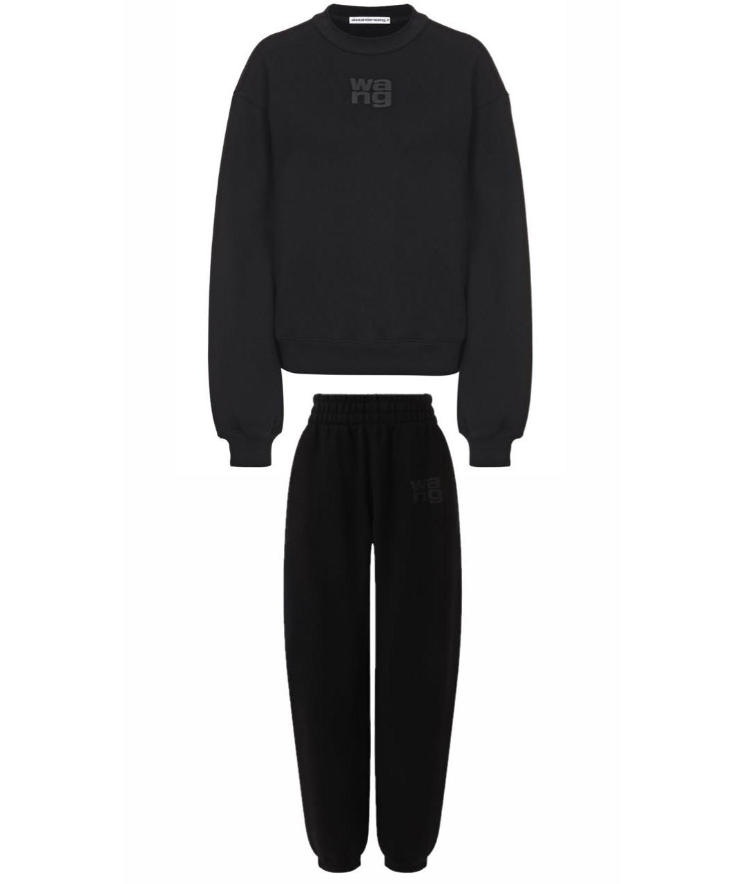 ALEXANDER WANG Черный хлопковый спортивные костюмы, фото 1