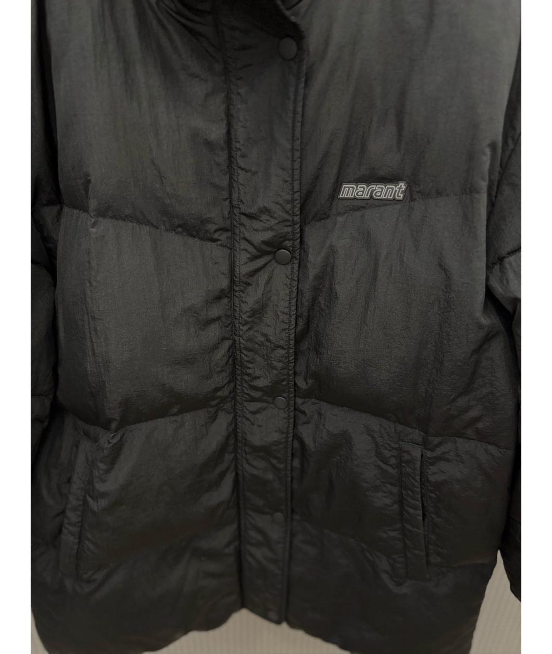ISABEL MARANT ETOILE Черная полиамидовая куртка, фото 4