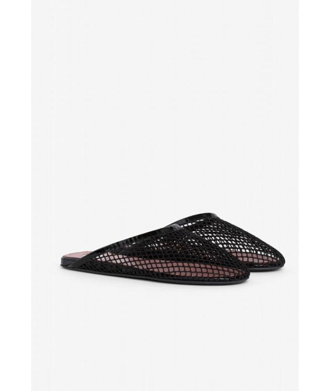 ALAIA Черные кожаные мюли, фото 3