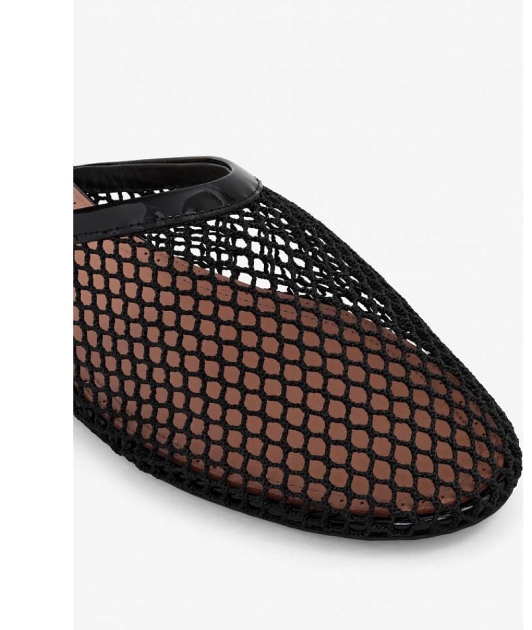 ALAIA Черные кожаные мюли, фото 4