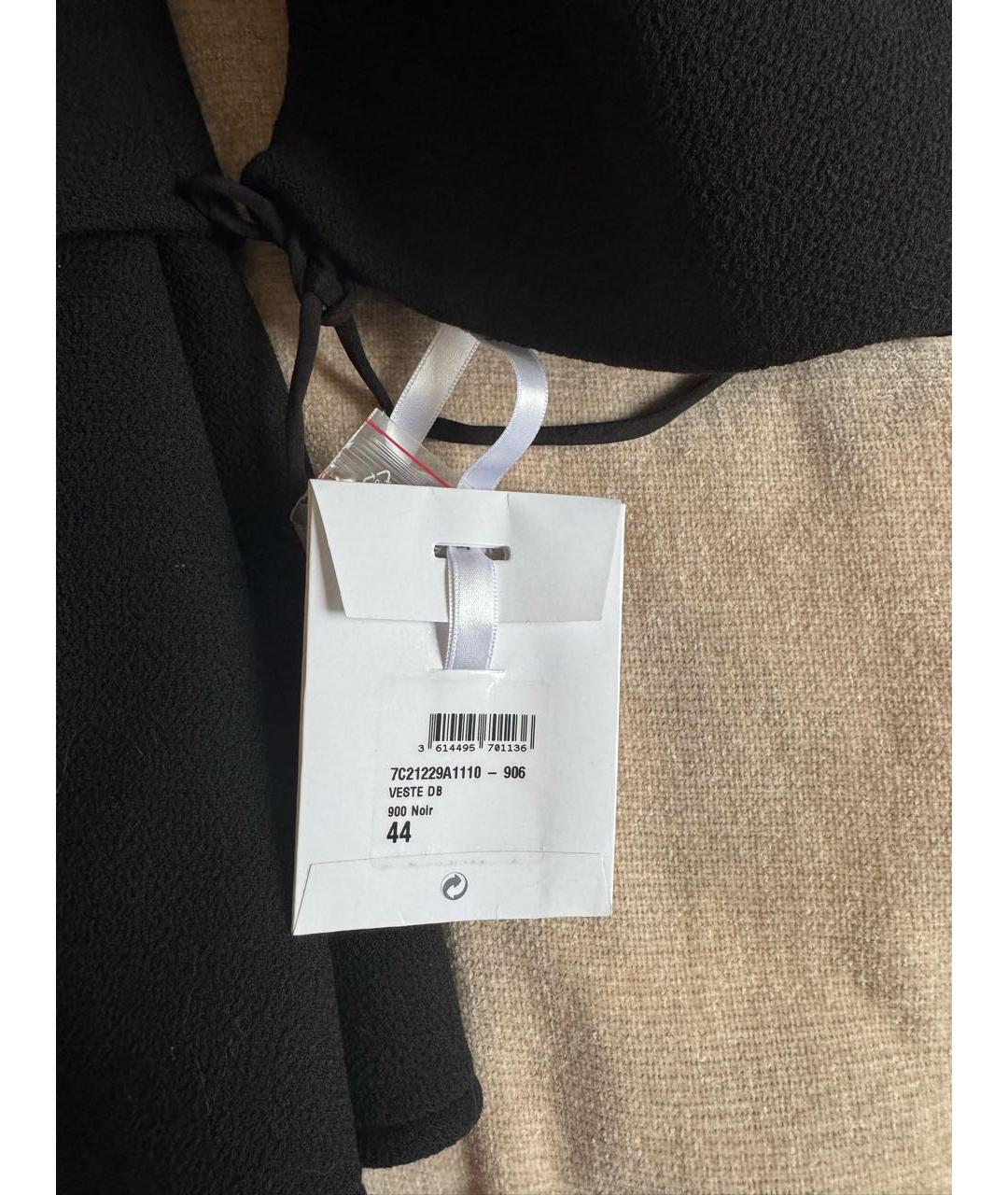 CHRISTIAN DIOR Черный шерстяной жакет/пиджак, фото 7