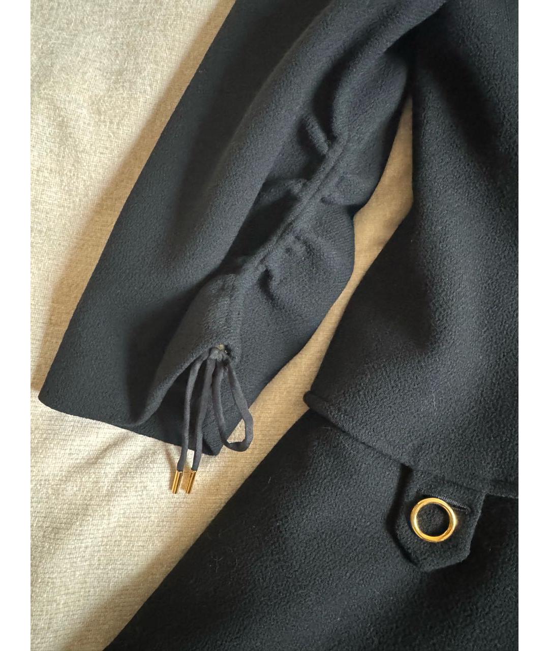 CHRISTIAN DIOR Черный шерстяной жакет/пиджак, фото 5